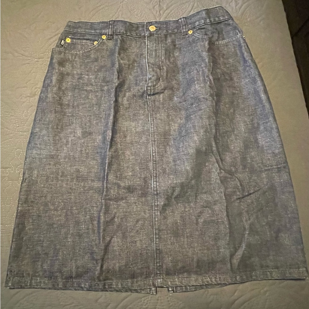 Ralph Lauren Blue Knee-Length Pencil Skirt for Work